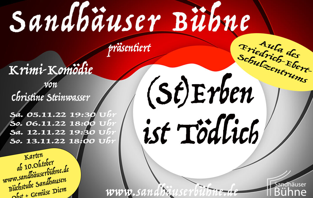 Wir stellen vor: „(St)erben ist tödlich“ – unser neues Stück für November 2022